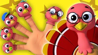 Finger Family Turkeys  nursery rhymes  kids songs by Farmees [upl. by Arad260]