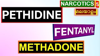 Opioid Agonists Pharmacology Malayalam Pethidine Fentanyl Methadone Tramadol Malayalam Pharmacology [upl. by Plate59]