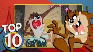 Looney Tunes  Tazs Top 10 Tantrums [upl. by Salokin635]