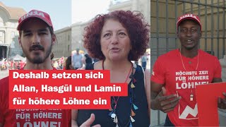 LohnDemo 2024 Deshalb sind wir heute in Bern auf der Strasse [upl. by Nailil]