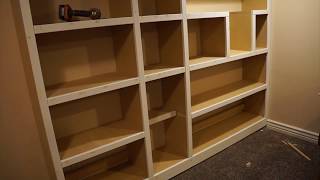 Building a Custom BuiltIn Bookcase [upl. by Yenattirb]