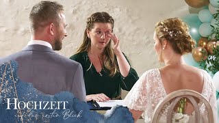 So emotional Sogar die Standesbeamtin bricht in Tränen aus  Hochzeit auf den ersten Blick  SAT1 [upl. by Nyliuqcaj]