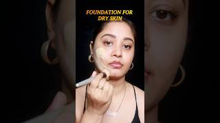 Dry Skin Foundation Hack shortsfeed makeup dryskin foundation [upl. by Sillihp651]