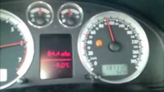 Passat W8 acceleration 0  100 kmh [upl. by Beilul]