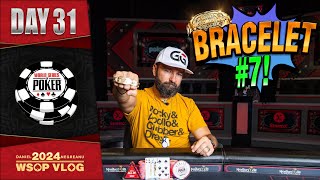 UNBELIEVABLE BRACELET RUN in the 50000 PPC   Daniel Negreanu 2024 WSOP VLOG Day 31 [upl. by Geiss]