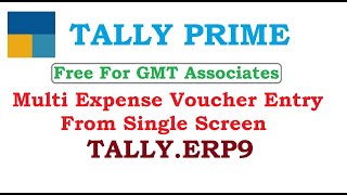 Multi Expense Voucher Entry From Single Screen [upl. by Mathian]