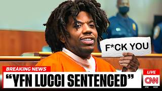 YFN Lucci Reacting To His Prison Sentence [upl. by Eerazed799]