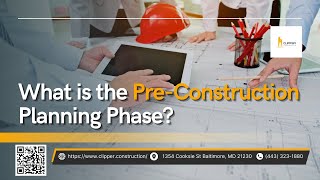 What is the PreConstruction Planning Phase [upl. by Alvy]