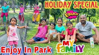 Suven Kai Vlogs  Summer Vacation Enjoy  Holiday Special  Enjoy In Park [upl. by Asseneg]