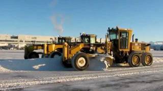 Graders plowing snow 2 [upl. by Derrek965]