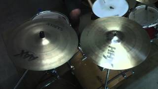 20quot Sabian AAX amp HHX Stage Ride cymbals sound test cymbal [upl. by Sremlahc]