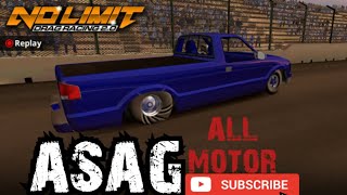 ASAG ALL MOTOR 28X105 SLICKS  NO LIMIT DRAG RACING 20 TUNE [upl. by Joyann]