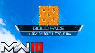 DONT MISS New Gold Face Camo Unlock [upl. by Dippold399]