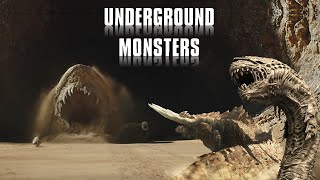 10 Biggest Giant Underground Monsters [upl. by Alihs]