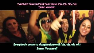 Haha and Skull  Busan Vacance MV with lyric [upl. by Leighland]