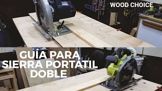 Guía Para Sierra Portátil Doble [upl. by Yud]