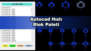 Autocad Hızlı Blok Paleti [upl. by Danas]