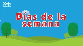 Días de la semana para niños en español  Videos Aprende [upl. by Mariken]