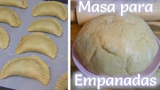 Masa Para Empanadas Saladas  Mi Cocina Rápida [upl. by Relyuc]