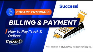 Copart Member Billing Payments and Invoices [upl. by Harneen187]