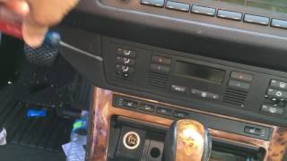 How to Remove the Climate Control on a E53 BMW X5 [upl. by Odragde943]