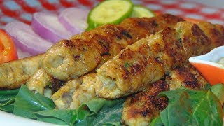 Chicken Seekh Kabab Recipe by Lively Cooking [upl. by Mungo]