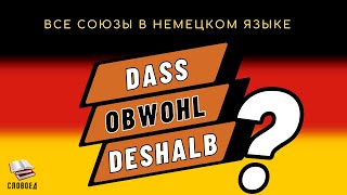 ВСЕ СОЮЗЫ В НЕМЕЦКОМ Konjunktionen  Полный Обзор с Примерами Немецкий для начинающих [upl. by Madda755]