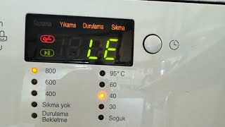 LG Çamaşır Makinesi LE Hatası Çözümü [upl. by Nnaitak280]