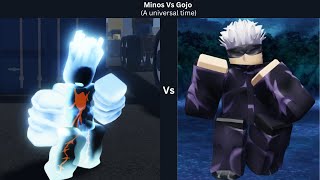 Minos Vs Gojo  A Universal Time [upl. by Horick391]