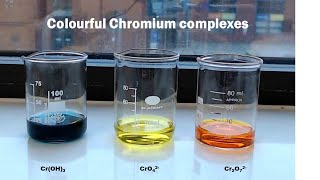 Magical colour changes in Chromium chemistry experiments [upl. by Jolee563]