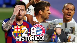 BARCELONA 2  8 BAYERN MUNICH  Humillación histórica en Champions League [upl. by Grosberg]