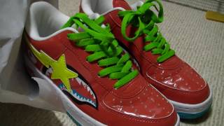 エイプのシューズ A BATHING APE shoes！ [upl. by Gale]