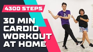 35 MIN CARDIO WORKOUT AT HOME • Workout with MOM • 4300 Steps • Keoni Tamayo • Walking Workout 178 [upl. by Krawczyk]