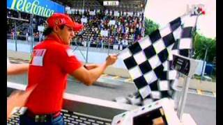 Felipe Massa Wave the Chequered Flag [upl. by Pastelki]