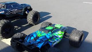 Traxxas XMAXX vs EREVO 20 another look [upl. by Aterg826]