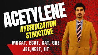 Ch03 Lec26 Acetylene  Ethyne structure  SP Hybridization in detail VBT8 by Dur Chemist [upl. by Annoda]