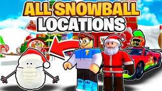 ALL 45 SNOWBALLS FOUND IN NICKMAS EVENT IN CAR DEALERSHIP TYCOON [upl. by Kitarp]