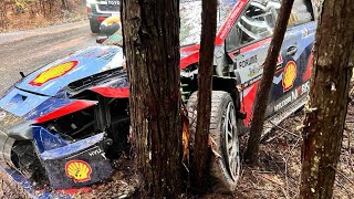 Thierry Neuville crash WRC JAPAN 2023 after Start [upl. by Sille756]