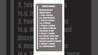 MONOSACCHARIDES  Triose Tetrose Pentose Hexose and Heptose  Biology Bloom [upl. by Everest317]