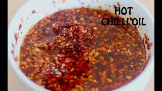 HOT CHILLI OIL  HOW TO MAKE HOT CHILLI OIL  VERY HOT SAUCE  CHINESE HOT CHILLI OIL [upl. by Abagael831]