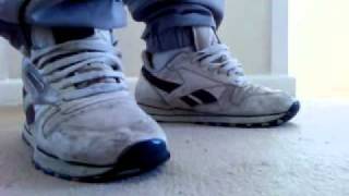 Reebok Classic Well Worn WhiteBlue [upl. by Dzoba530]