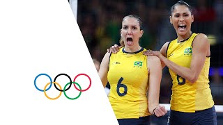 Womens Volleyball Pool B  BRA v TUR  London 2012 Olympics [upl. by Baun]