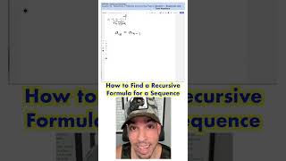 How to find a recursive formula using a sequence [upl. by Sherill]