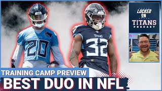 Tennessee Titans Tyjae Spears Tony Pollard BEST RB DUO Bubble Veterans amp Rookie Longshots [upl. by Pizor]