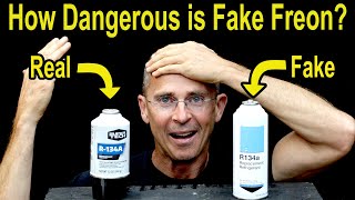 How Dangerous is Fake Car AC Refrigerant Lets Find Out [upl. by Summons]