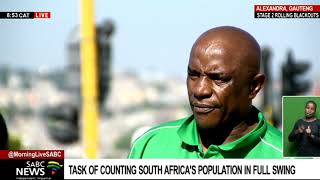 Census 2022 I Task of counting SAs population Mbalenhle Mthethwa updates from Alexandra [upl. by Ttirrej]