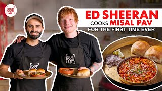 EdSheeran cooks INDIAN FOOD for the first time ever with Chef Sanjyot Keer [upl. by Worsham]