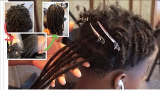 PERMANENT LOC EXTENSIONS ON STARTER LOCS  DXLYNLOCS [upl. by Sebastian781]