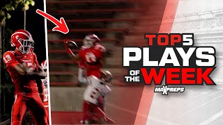 🔥🔥 TOP 5 HIGH SCHOOL FOOTBALL PLAYS OF WEEK 2  2023 SEASON 🔥🔥 [upl. by Bonnette714]