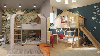 MODERN BUNK BED DESIGN IDEAS  BUNK BED DESIGN 2023  interiorideas interiordesign bunkbed [upl. by Acirem]